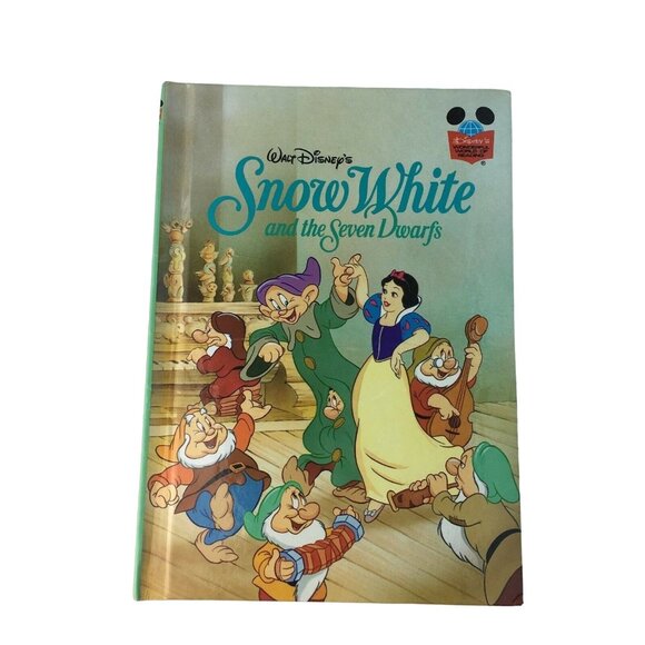 Snow White and the Seven Dwarfs Grolier 1994 Hardcover Book Disney Vintage u - Picture 12 of 12